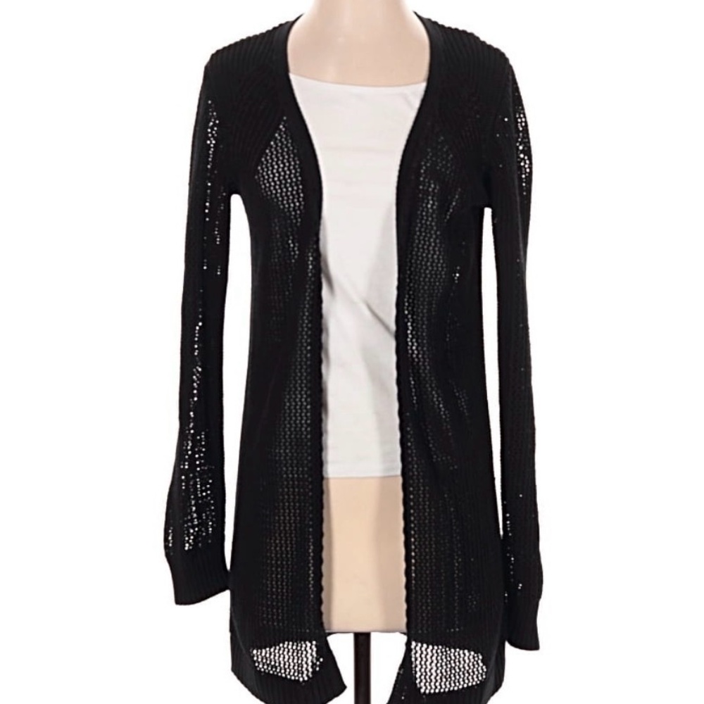 Athleta Black Open-Knit Women's Sweater